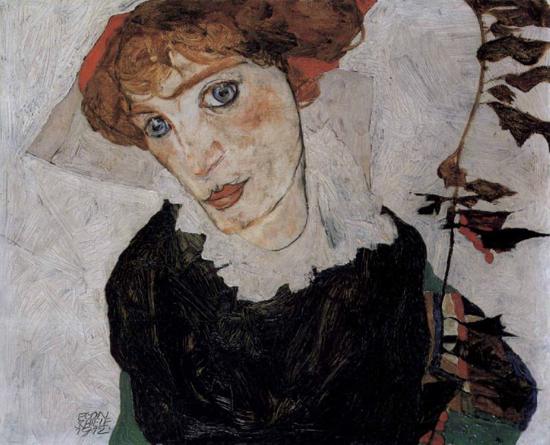 Egon Schiele Portrait of Wally oil painting picture